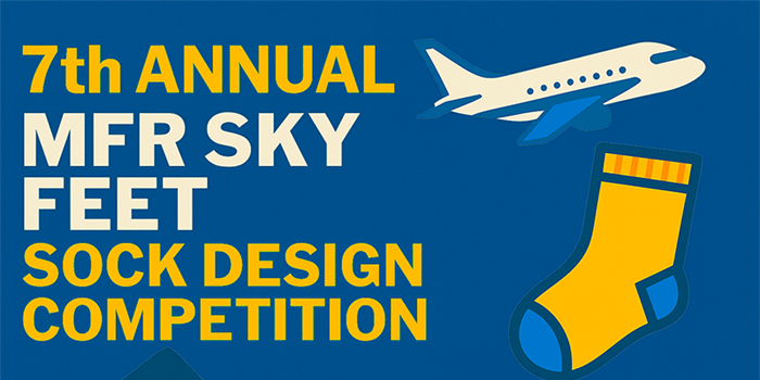 7th ANNUAL MFR SKY FEET Sock Design Competition