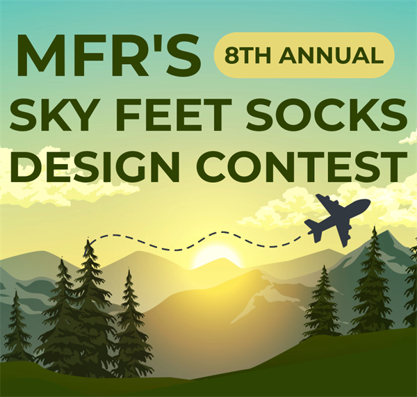 8th ANNUAL MFR SKY FEET Sock Design Competition